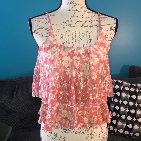 🎉4 for $20 Wet Seal Lace Tank, Small - Picture 1 of 7
